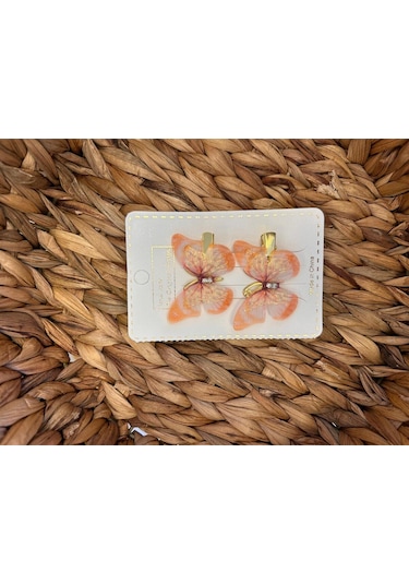 Şehrazat Handmade 2 Li Tül Kelebek Saç Toka Çok Renkli