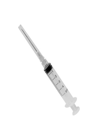 Ayset 5 Cc Siyah Enjektör 100 Adet