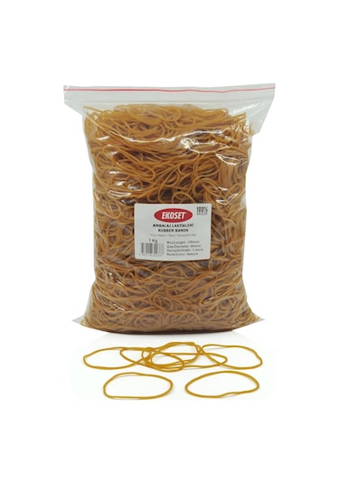 Ekoset 100Mm Kauçuk Paket Ambalaj Lastiği 1Kg