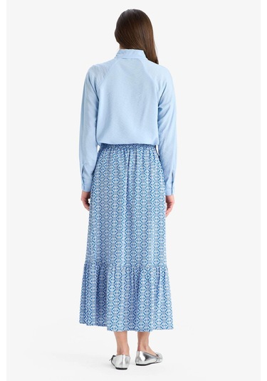 DeFacto Desenli Maxi Tesettür Etek B2426AX25SMBE761