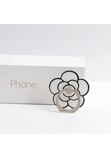 Goldenqian 360 Derece Çiçek Karakter Parmak Yüzük Akıllı Telefon Standı Tutucu Cep Telefonu Tutucu İphone Tüm Telefon Için Standı 6 6