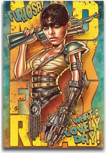 Mad Max Fury Road Ahşap Tablo 4mm
