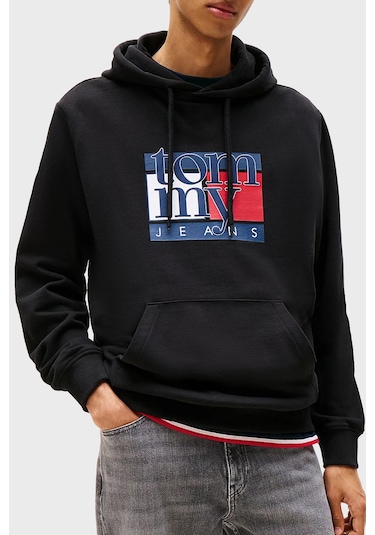 Tommy Jeans Erkek Sweat Dm0dm22092 Bds Siyah Siyah