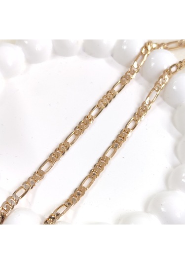 Xupıng 44 Cm Figaro 5 Mm Kolye Zincir Rose Beyaz