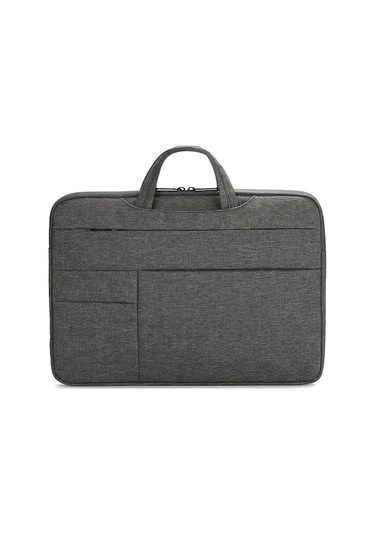 14 İnç Şık Ve Hafif Dizüstü Çantası - Gri, Çok Fonksiyonlu Ve Modaya Uygun Tasarım Koyu Gri Koyu Gri