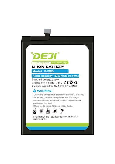 Deji Xiaomi Redmi Note 9/10 Pro Uyumlu BN53 Mucize Batarya Deji