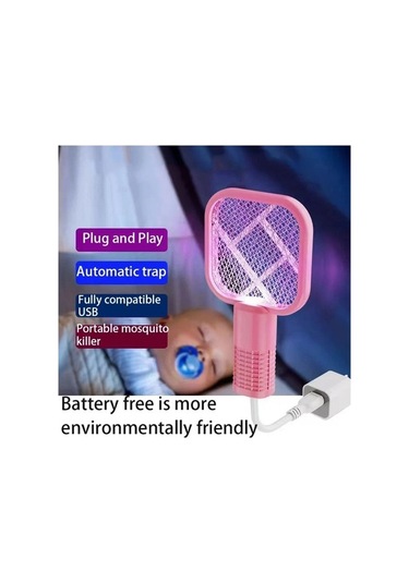 Zyzqstore Türkçe Elektrikli Sivrisinek Sineklik Uv Işık Kanca Böcek Havada Avlayan Şarjlı Model