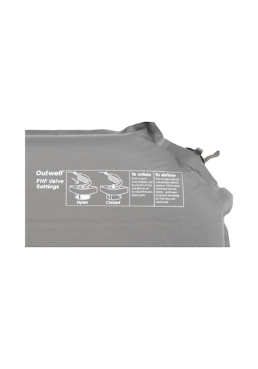 Outwell Sleepin Single 7.5 Cm Yalıtımlı Şişme Mat Blk. Siyah