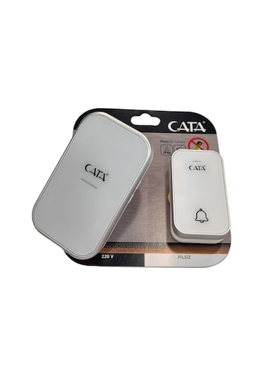 Cata Uzaktan Kumandalı Zil Kinetik Enerjili 220 Volt Ct-105