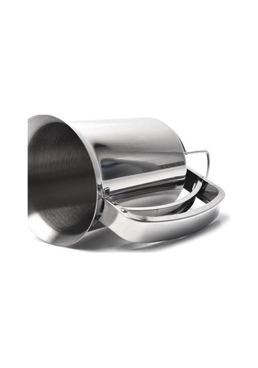 Pazly Modern Paslanmaz Çelik Gözleme Dispenseri, Basit Kullanım, Hızlı Kapatma Vanası, Dayanıklı Yapı, 10.5cm Ağız, 12.5cm Yükseklik, Gümüş Renk Gümüş