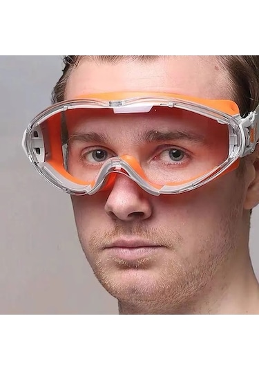 Trendooze Açık Kayak Ve Motosiklet Güvenlik Gözlükleri - Biçme Çalışması Orange