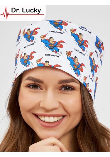 Dr. Lucky Pamuklu Süpermen Tıbbi Bone, Zaten İlaç Ediyorum 339060069