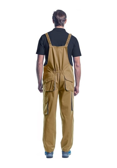 Şensel, Bahçıvan Tulum, Bej-Siyah -8E1157- Kolsuz Tulum