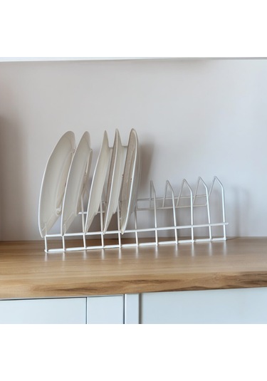 Tabaklık Rafı- Tencere Kapak Düzenleyici-tabak Kurutmalık -10 Bö