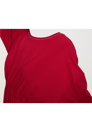 Bulalgiy Kadın Kırmızı Feminen Elbise - Bga83029002