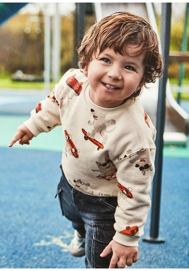 Mayoral Erkek Bebek Sweatshirt 2417 Krem