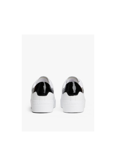 Tommy Hilfiger Chıc Platform Cupsole Patent-9557 White