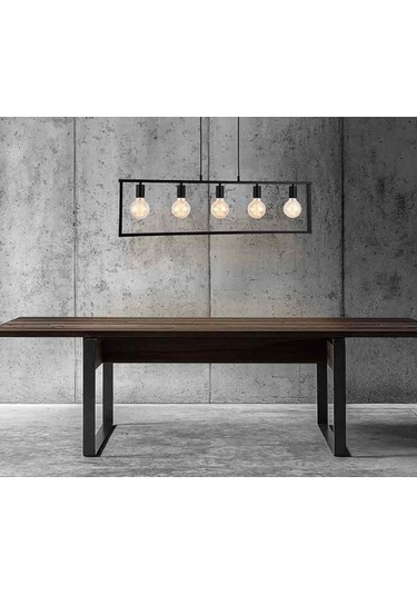 Mylights Retro Vintage Masa Üstü Metal Sarkıt Avize Rustik Sark