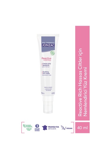 Reaktif Rich Hassas Ciltler Için Nemlendirici Yüz Kremi 40ml