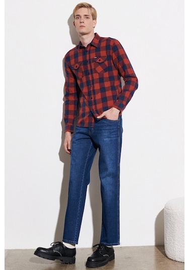 Wrangler Erkek Kot Pantolon W121017xtxt Koyu Mavi Koyu Mavi Wrangler Erkek Kot Pantolon W121017xtxt Koyu Mavi Koyu Mavi