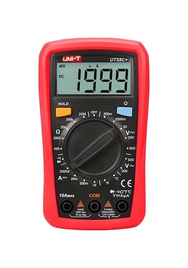 Uni-T UT-33C + 600 V Dijital Multimetre Ölçü Aleti