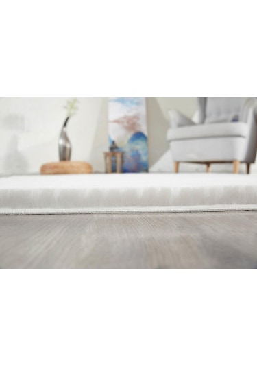 Jassrug Kürk Halı 160 x 220 Beyaz