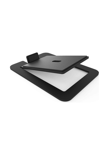 Flybuy Hoparlör Destek Tabanı - Masaüstü Alt Standı - Siyah Karbon Çelik