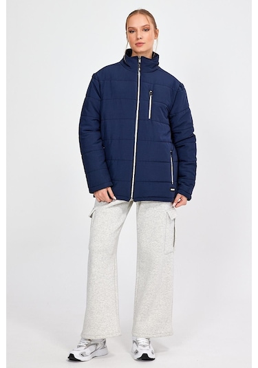 Alexander Gardi Alexandergardı Astarli Oversize Kapitone Mont E23-627a 001