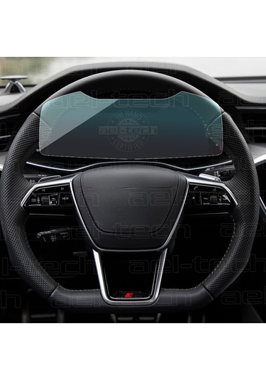 Audi A7 12.3 İnç Direksiyon Arkası Gösterge Panel Uyumlu 9h Nano Ekran Koruyucu