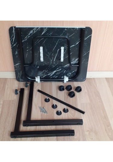 Depolife Tekerlekli Notebook Laptop Bilgisayar Çalışma Masası Eğimli