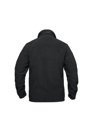 Ghassy Co. Warm Tactical Sport Multi 6 Cep Fonksiyonel Termal Polar Ceket Siyah