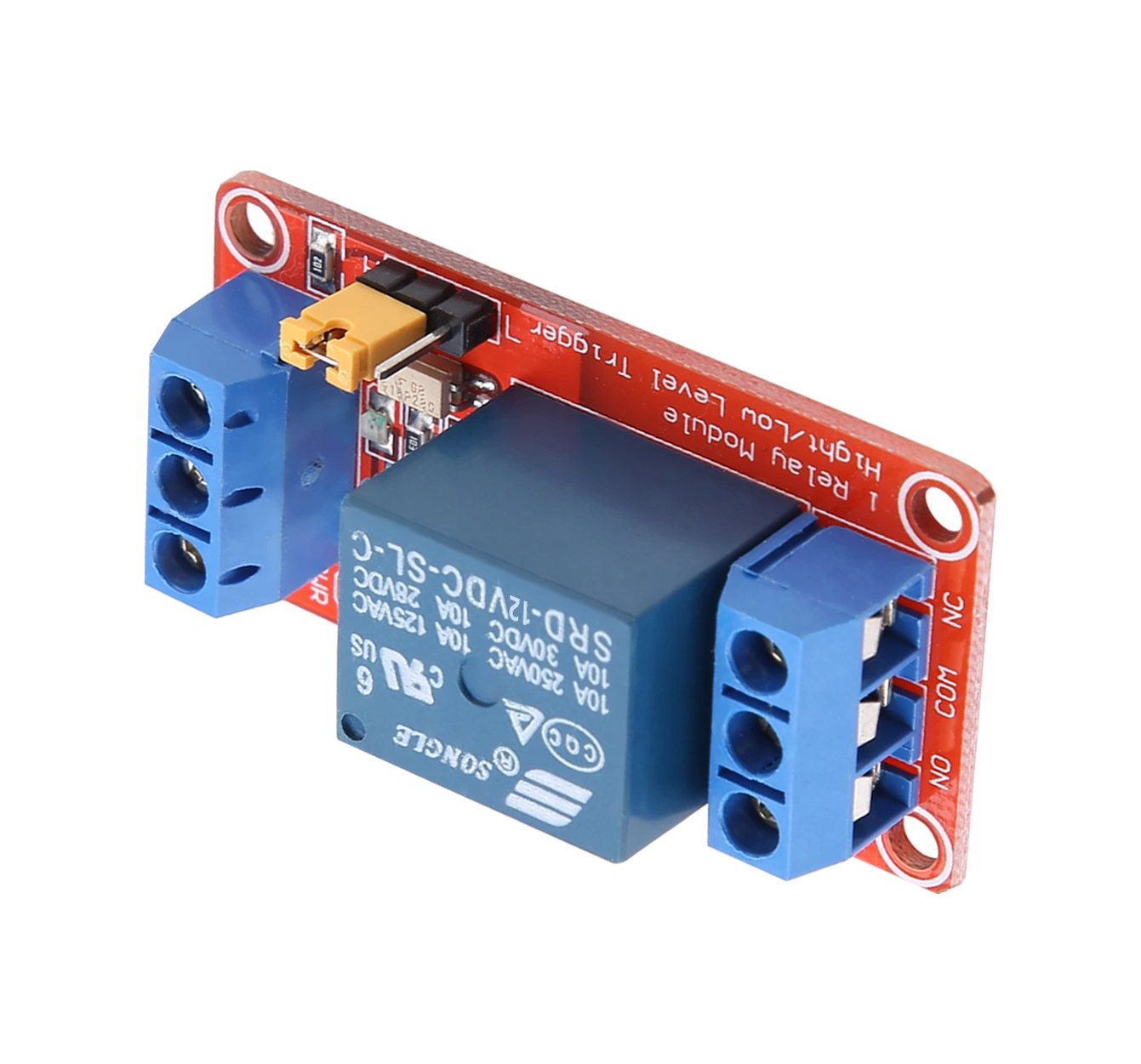Tenfowee 1 Yollu Röle Modülü - Yüksek/düşük Seviye Tetiklemeli - 12v - Fotokoppler İzolasyonlu - Kararlı Performans