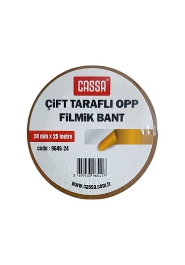 Çift Taraflı Opp Filmik Bant 24mmx25m