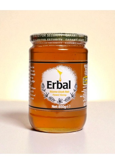 Erzurum Süzme Çiçek Balı Ham Bal 850gr