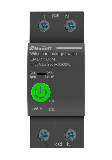 2p Akıllı Devre Kesici Tuya App Wifi Etkinleştirilmiş Siyah