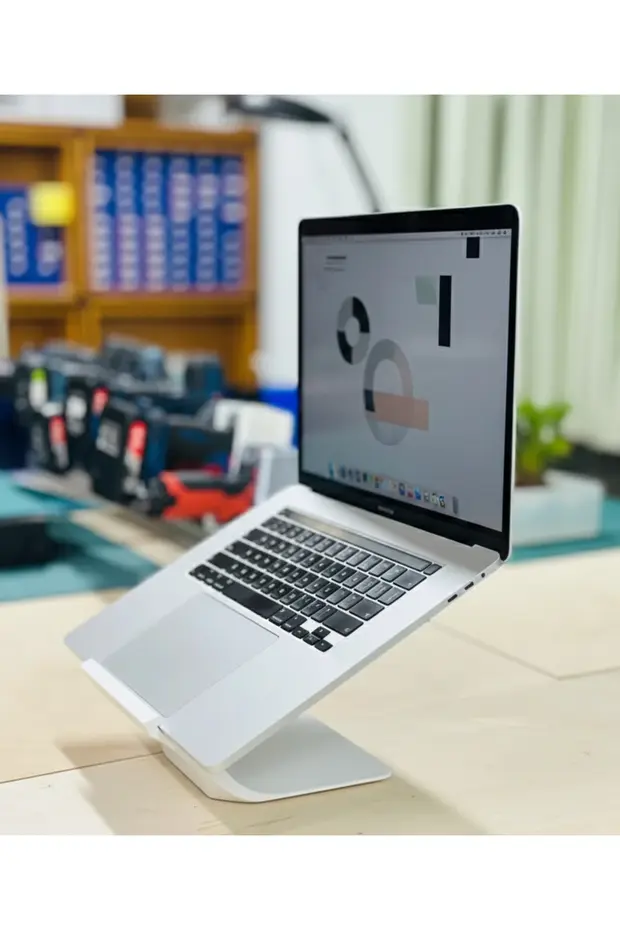 Apple Uyumlu MacBook Stand Desteksiz Tasarım Air & Pro Suya Dayanıklı
