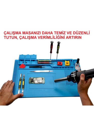 Venaliastore Isıya Dayanıklı Manyetik Tamir Bakım Silikon Matı