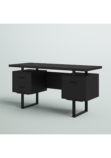 Felicita Siyah Metal Çalışma Masası