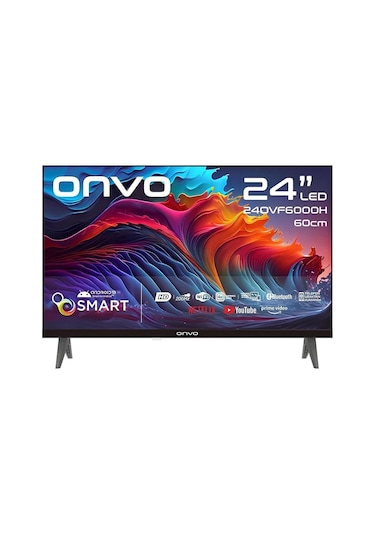 Onvo Smart Tv Android Uydu Alıcılı 12v Karavan Televizyonu 24'' 60 Ekran-1002