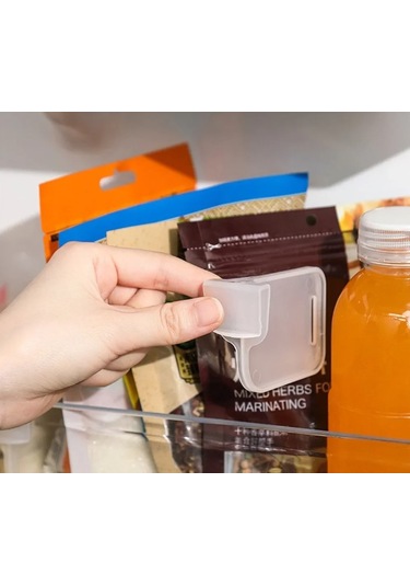 Kenpazar Çok Amaçlı Buzdolabı Raf Ayırıcı 10 Adet Çok Renkli