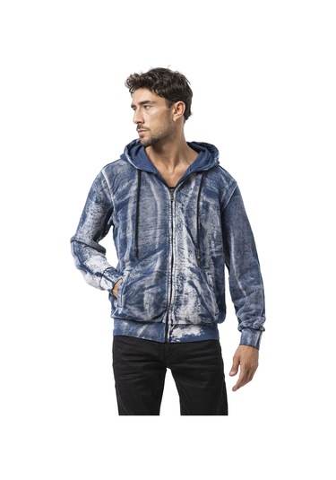 Cipo & Baxx Hoodıe Sweatjacket Mavi