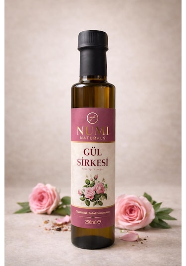 Gül Sirkesi Premium Doğal Fermantasyon 250ml