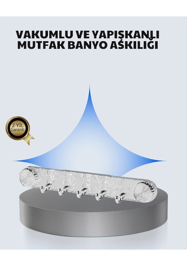 Aletsiz Montaj Vakumlu Yapışkanlı Askı Atı