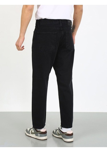 Boyfriend Diz Yırtık Siyah Jean-siyah - 36 Siyah