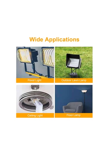 Mufunye 75 Led R7s Mısır Ampul - 360 Aydınlatma, Ayarlanabilir, Ip42 Su Geçirmez