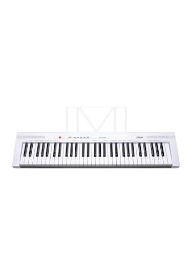 Jwin Mk-6146 61 Tuşlu Elektronik Org Etiket. Mikrofon Ve Adaptör Hediye - Beyaz