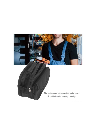 Maiyame Nylon Su Geçirmez Fiber Optik Araç Çantası - Taşınabilir, Geniş Kapasiteli, Aletleri Ve Fenerleri Güvenli Saklar