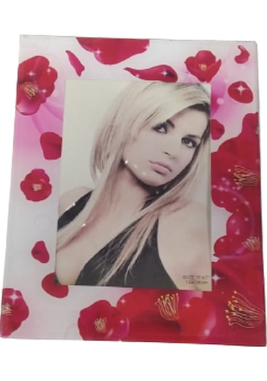 cam çerçeve 13*18 cm kırmızı