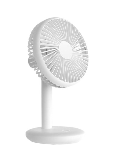 Lyon Masaüstü Fan Ofis Öğrenci Yurdu Taşınabiler Fan - Beyaz