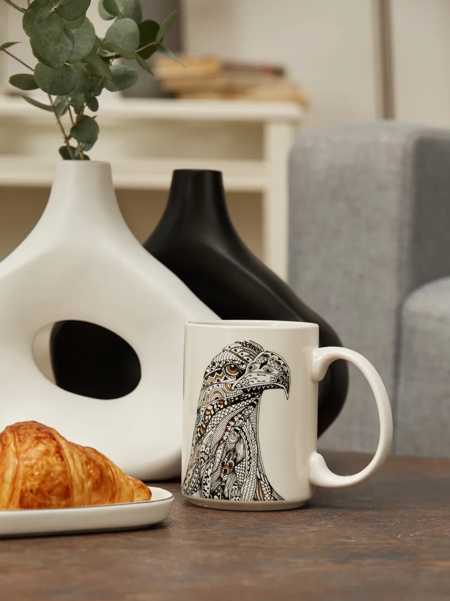 Lefard Çay Ve Kahve İçin Porselen Bardak 500 Ml 164707813 Siyah